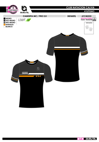 Camiseta MC PRO 2.0 - Negro