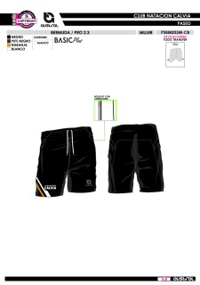 Bermuda PRO 2.3 - Negro 2