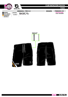 Bermuda PRO 2.3 - Negro 2