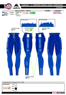 Malla larga PRO 2.0 - Royal 2