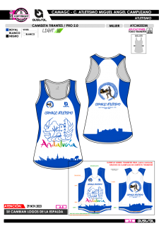 Camiseta Tirantes PRO 2.0 -... 2