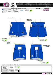 Pantalón Corto PRO 2.0 - Royal 2