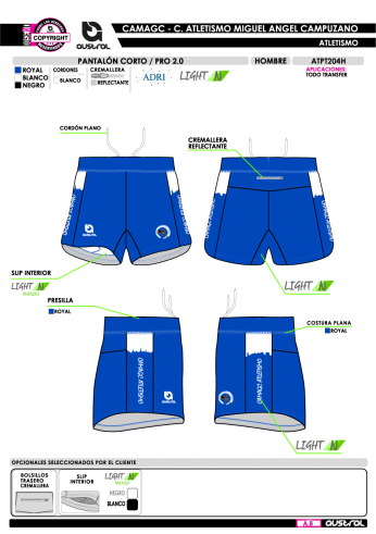 Pantalón Corto PRO 2.0 - Royal