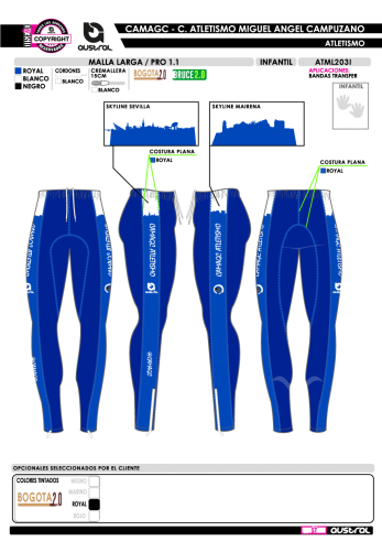 Malla Larga PRO 1.1 - Royal