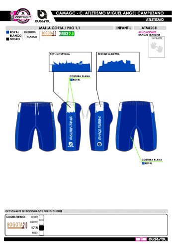 Malla Corta PRO 1.1 - Royal