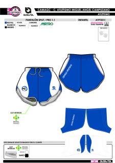 Pantalón Split PRO 1.1 - Royal 2