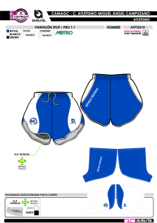 Pantalón Split PRO 1.1 - Royal 2