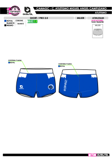 Short PRO 2.0 - Royal 2