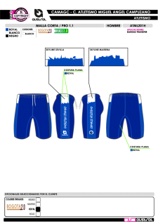 Malla Corta PRO 1.1 - Royal 2