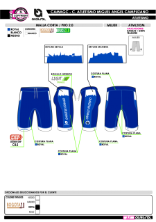 Malla Corta PRO 2.0 - Royal 2