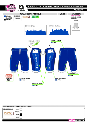 Malla Corta PRO 2.0 - Royal
