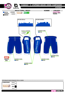 Malla Corta PRO 2.0 - Royal 2