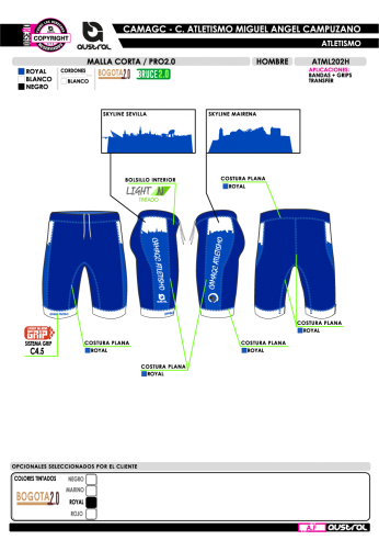 Malla Corta PRO 2.0 - Royal