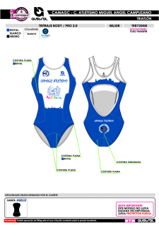 Tritraje body PRO 2.0 - Royal 2