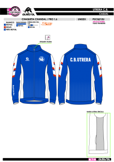 Chaq. Chándal PRO 1.6 - Royal 2