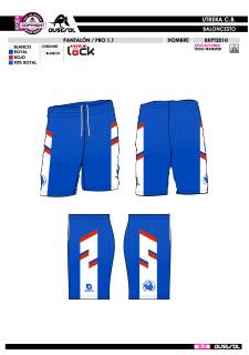 Pantalón Corto PRO 1.1 - Royal 2