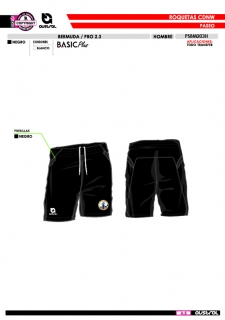 Bermuda PRO 2.3 - Negro 2