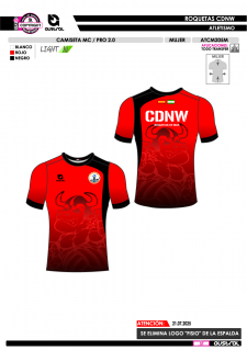 Camiseta MC PRO 2.0 - Rojo 2