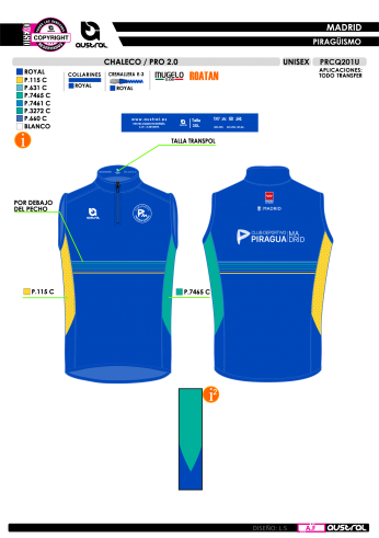 Chaleco PRO 2.0 - Royal