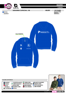Sudadera Capucha IM - Royal 2