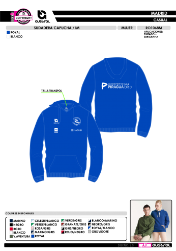 Sudadera Capucha IM - Royal