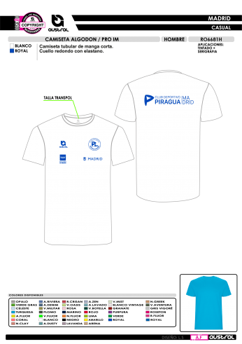 Camiseta Algodón IM - Blanco