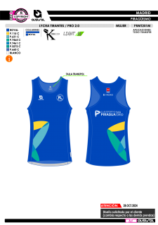 Lycra Tirantes PRO 2.0 - Royal 2