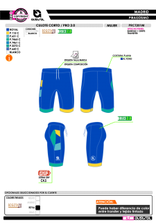 Culote Corto PRO 2.0 - Royal 2