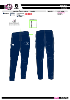 Pant. Chándal PRO 2.0 - Marino 2