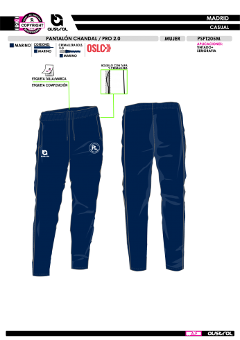 Pant. Chándal PRO 2.0 - Marino