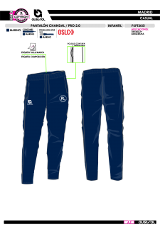 Pant. Chándal PRO 2.0 - Marino 2