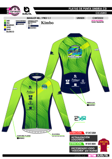 Maillot ML PRO 1.1 - Verde 2