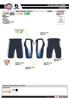 Malla Corta PRO 2.0 - Marino 2