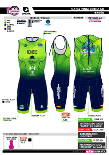 Tritraje PRO 2.0 - Verde 2