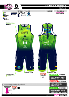 Tritraje PRO 1.1 - Verde 2