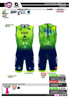 Tritraje PRO 1.1 - Verde 2