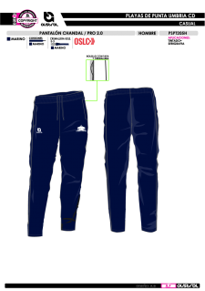 Pant. Chándal PRO 2.0 - Marino 2