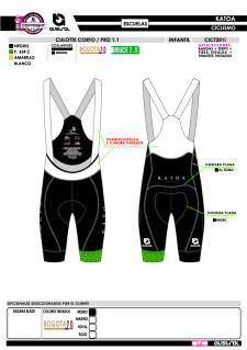 Culotte Corto PRO 1.1 -... 2