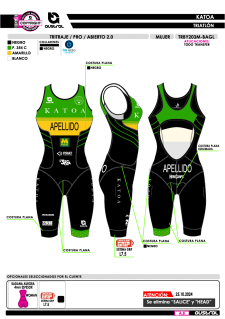 Tritraje PRO abierto 2.0 -... 2