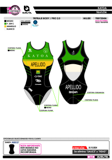 Tritraje Body PRO 2.0 - Verde 2