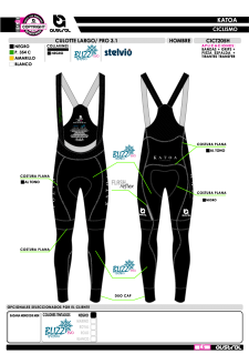 Culotte Largo PRO 3.1 - Negro 2