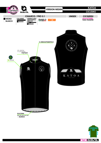 Chaleco PRO 3.1 - Versión - Negro