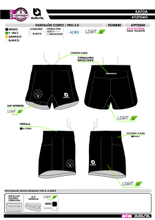 Pantalón Corto PRO 2.0 - Negro 2