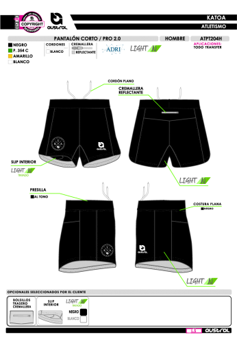 Pantalón Corto PRO 2.0 - Negro