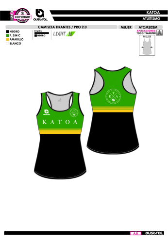 Camiseta Tirantes PRO 2.0 - verde