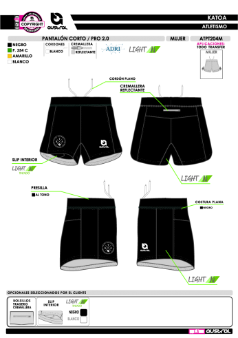 Pantalón Corto PRO 2.0 - Negro