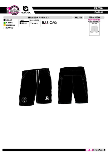 Bermuda PRO 2.3 - Negro