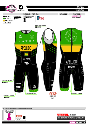 Tritraje PRO 3.0 - Verde