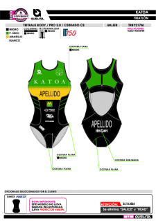 Tritraje Body 3.0 cerrado... 2