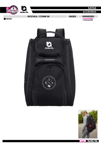 Mochila Combi IM - Negro